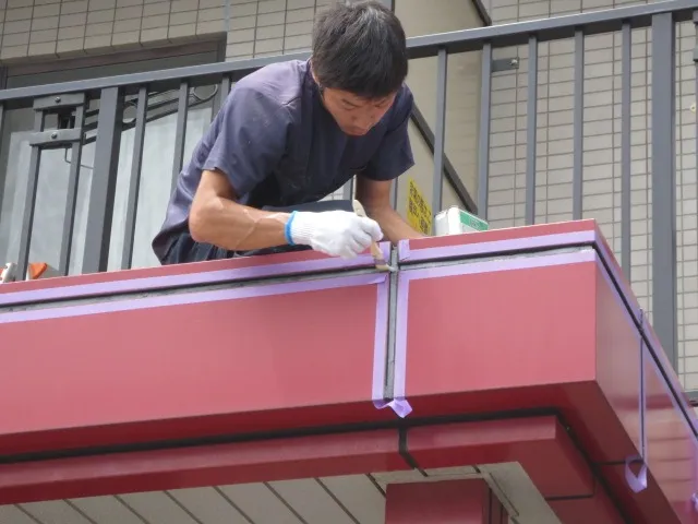 狛江市Sマンションの打ち継ぎ部シーリング打ち替え工事