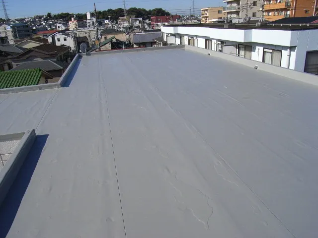 川崎市中原区のAハイム（ヘーベルハウス建物）で屋上防水工事を行いました