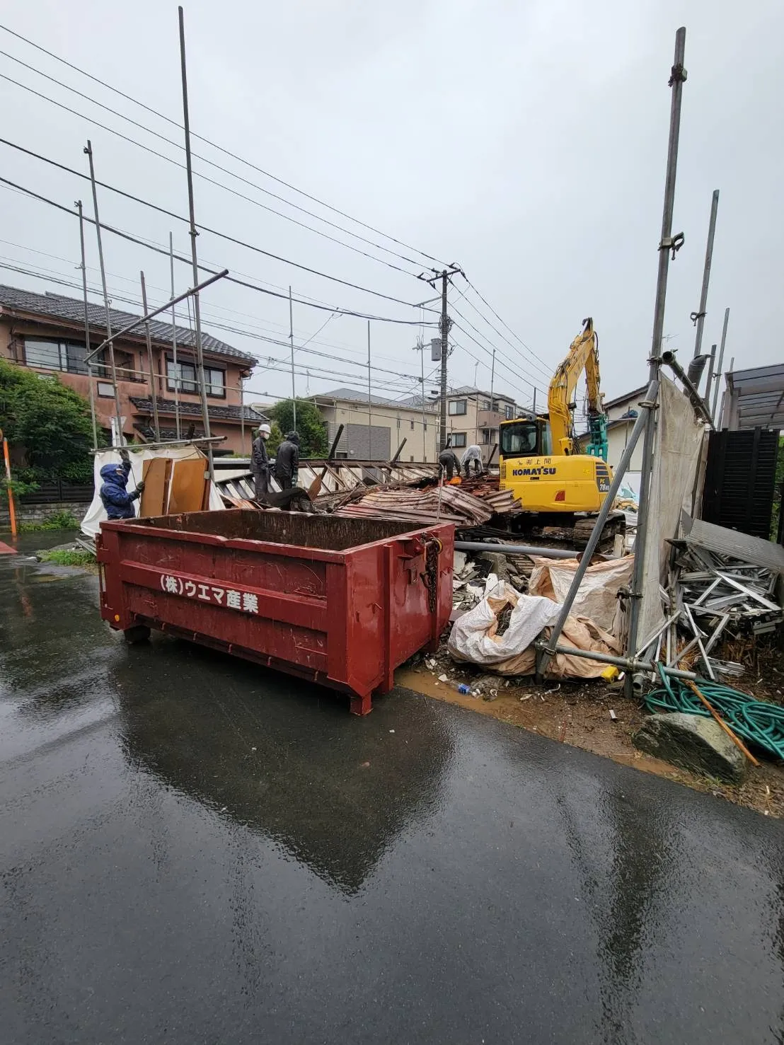 川崎市中原区井田杉山町にあるS荘解体工事もあと1週間ぐらいの予定です