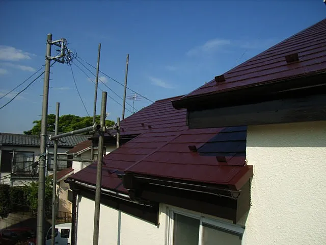 木部および屋根補修工事後